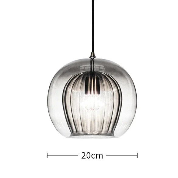 Suspension nordique en verre pour intérieurs modernes – Ombrelia
