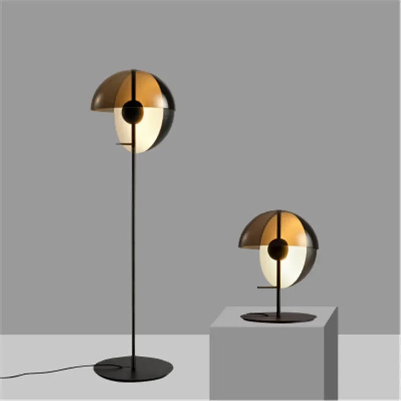 Glas-in-lood Metaal Staande Lamp Postmodern Design – Lutopis