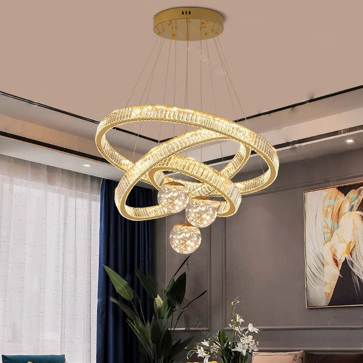 Lustre Cristal Moderne pour Salon et Salle à Manger – Cristarion