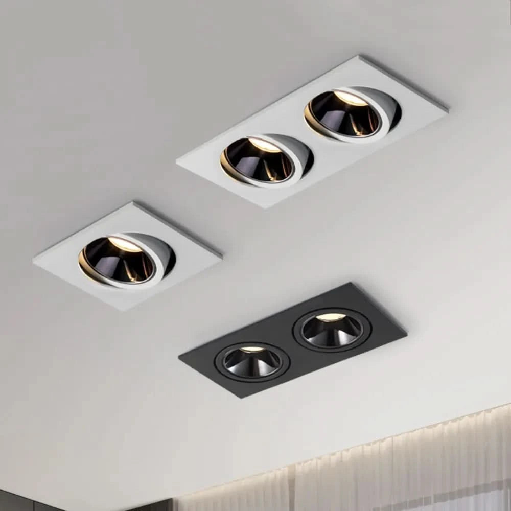 Inbouwspot LED Verstelbare Verlichting Vierkant Ontwerp – Nik