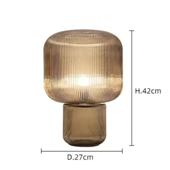 Lampe de Table en Verre Minimaliste pour Chambre – Armonique