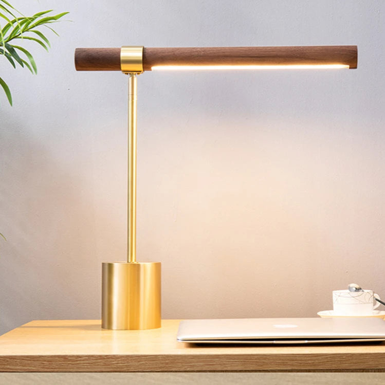 Minimalistische Bedlamp Bamboe Ijzer LED – Helios