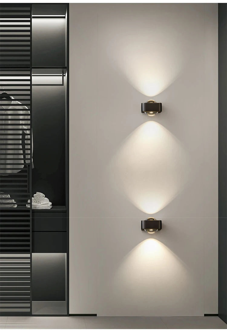 Applique murale moderne en acier inoxydable – Célestorio