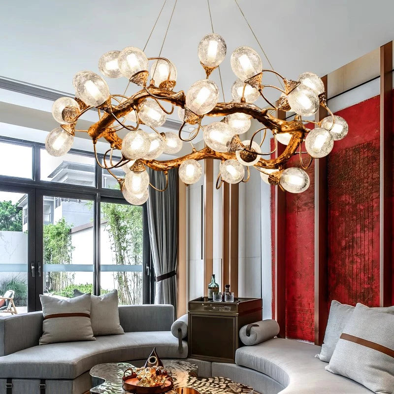 Suspension LED moderne en alliage pour salon – Circlux