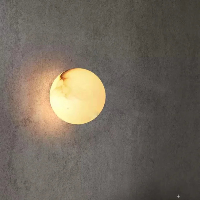 Applique murale en marbre espagnol et cuivre – Seraphia