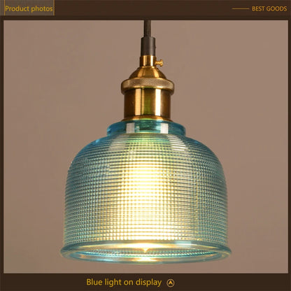 Hanglamp in gekleurd glas voor eetkamer – Arcanthe