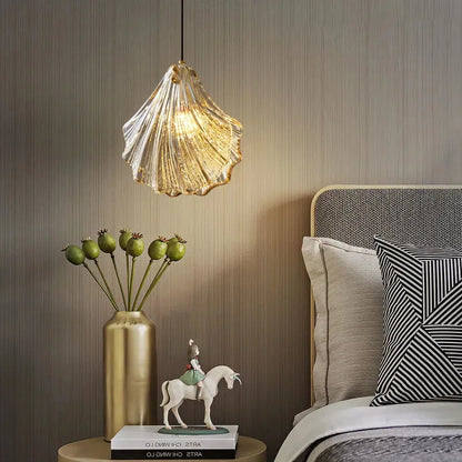Moderne glas- en metalen hanglamp voor slaapkamer – Ornelia