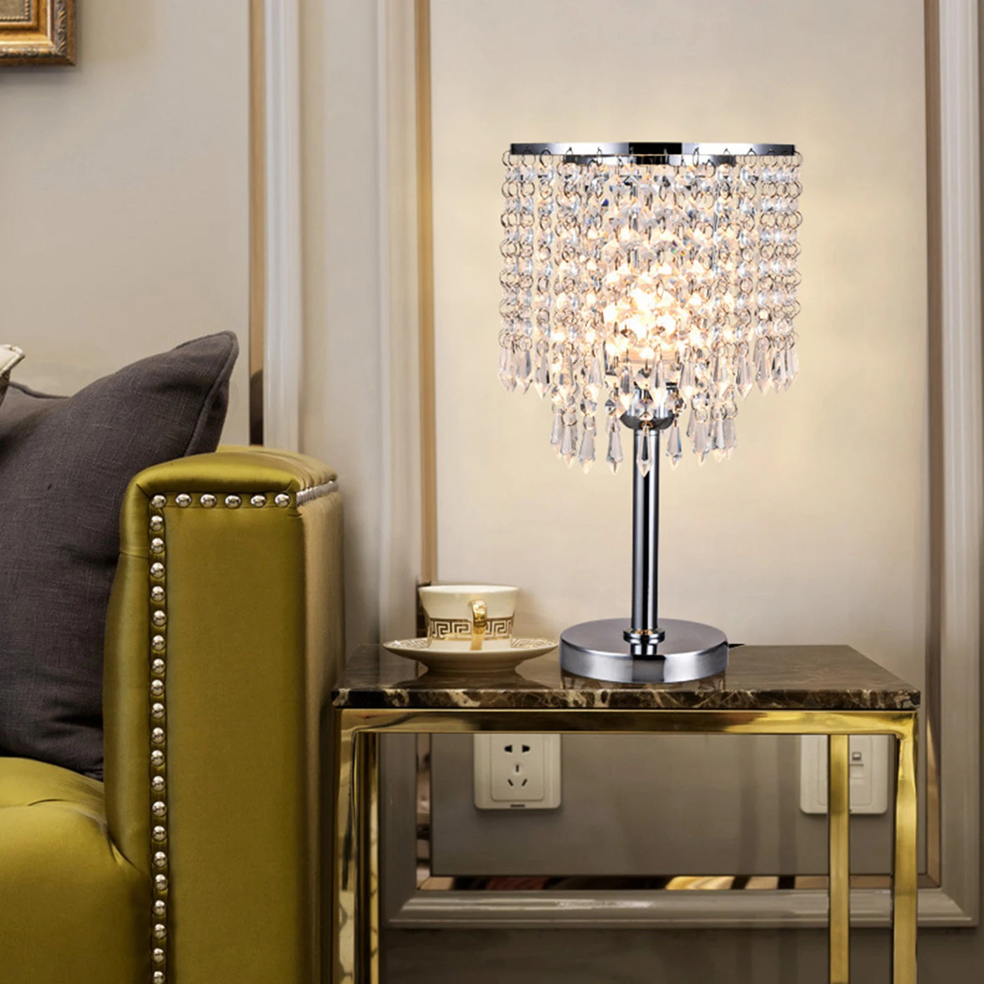 Lampe de Table Élégante Cristalline – Liora
