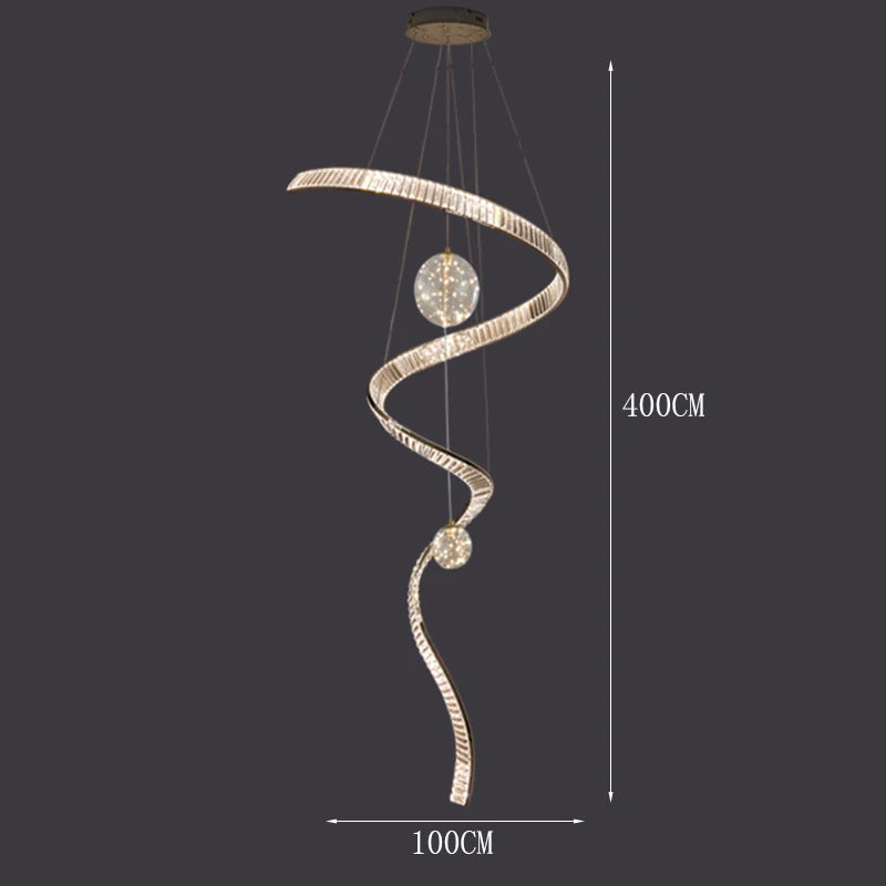 Moderne kristallen hanglamp voor woonkamers – Crystella