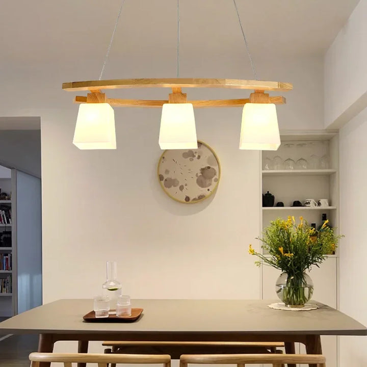 Suspension en bois style japonais moderne – Zenara