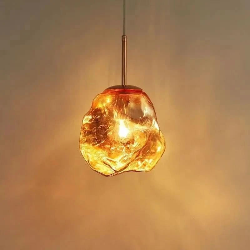 Trendy Hanglamp Verstelbare Hoogte Glas Metaal Stijl – Aurora Nordica