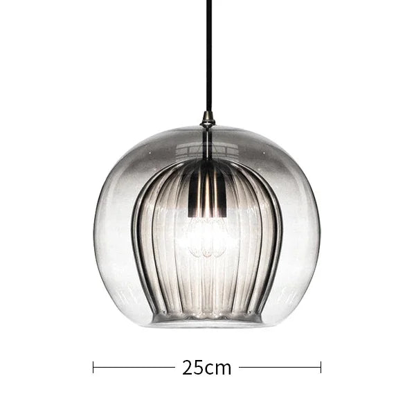 Suspension nordique en verre pour intérieurs modernes – Ombrelia