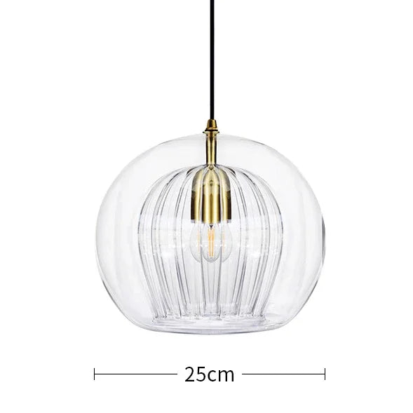 Suspension nordique en verre pour intérieurs modernes – Ombrelia