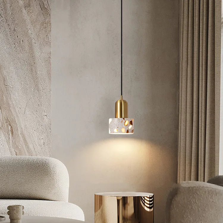 Suspension Intérieur LED Matériaux Nobles Style Moderne – Éclat Terrazzo