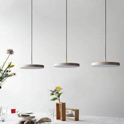 Hangende Lamp Platte Vorm Verstelbare Ambiance – Discus