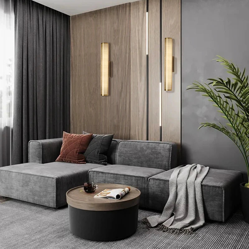 Applique murale en maille dorée pour chambre – Veranys