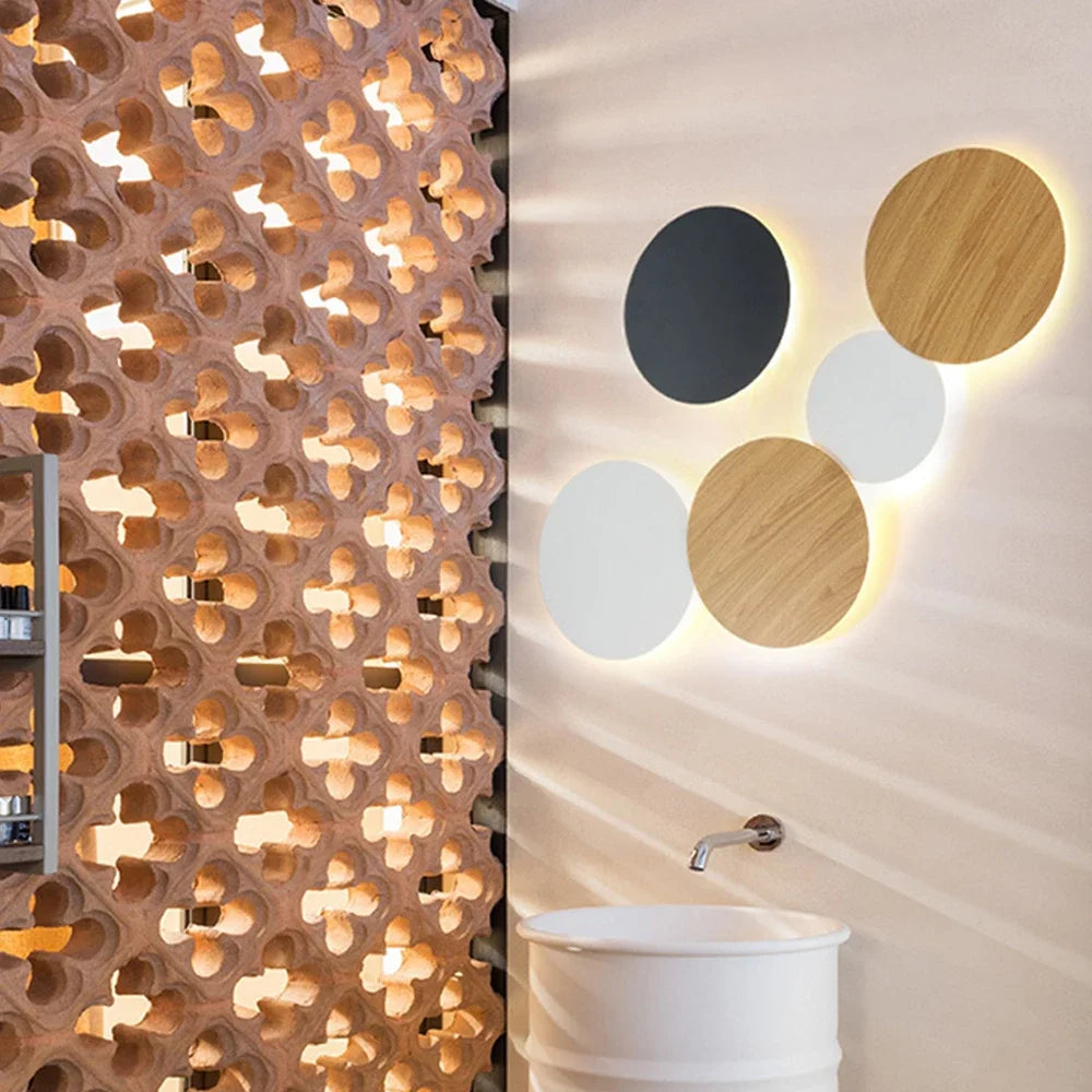 Applique murale moderne en aluminium noir – Novaluce