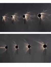 Applique murale en acier inoxydable pour chambre – Célestiel