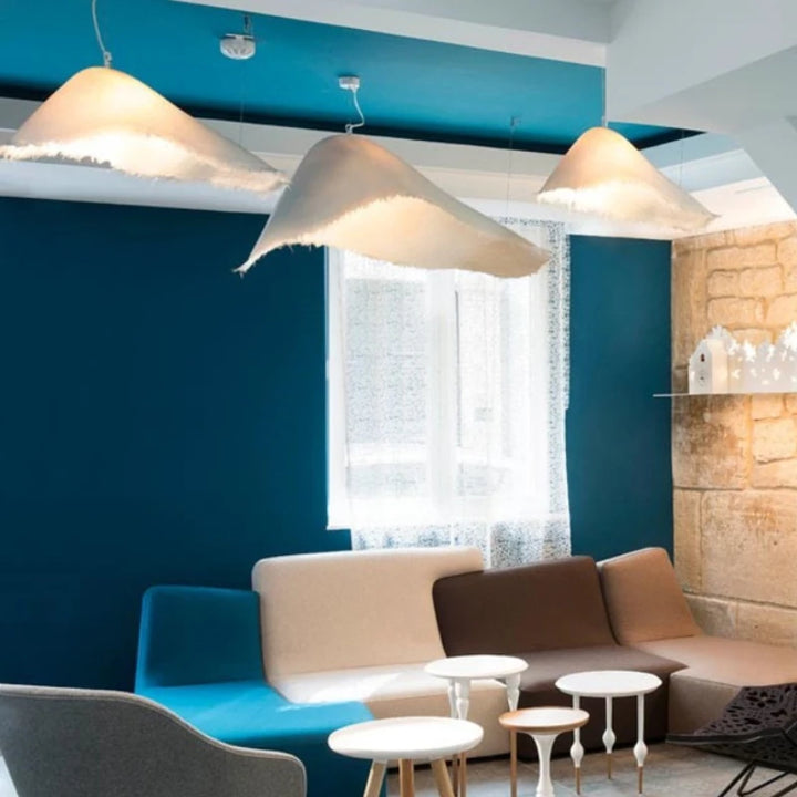 Suspension LED style nordique en fer blanc pour salon – Nordironia