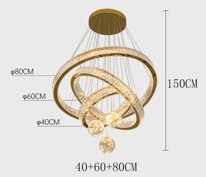 Lustre Cristal Moderne pour Salon et Salle à Manger – Cristarion