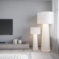Lampe sur pied en tissu et fer design nordique – Armonello