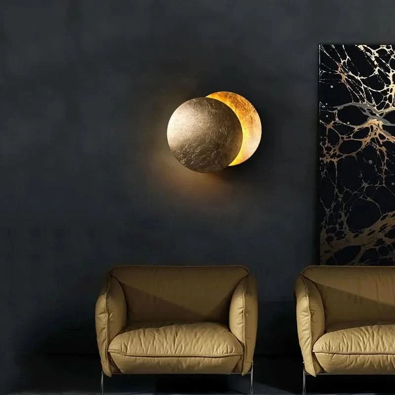 Applique Élégante Murale Forme Éclipse Confort Visuel – Moon