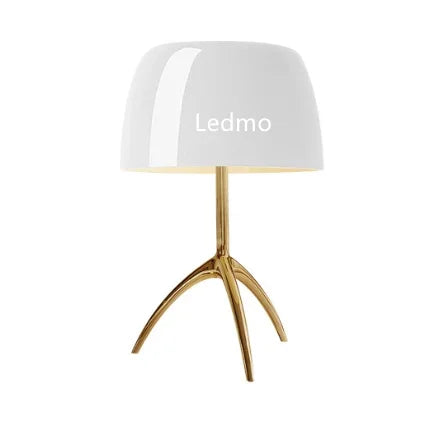 Lampe de bureau tripode en verre coloré moderne – Triolux