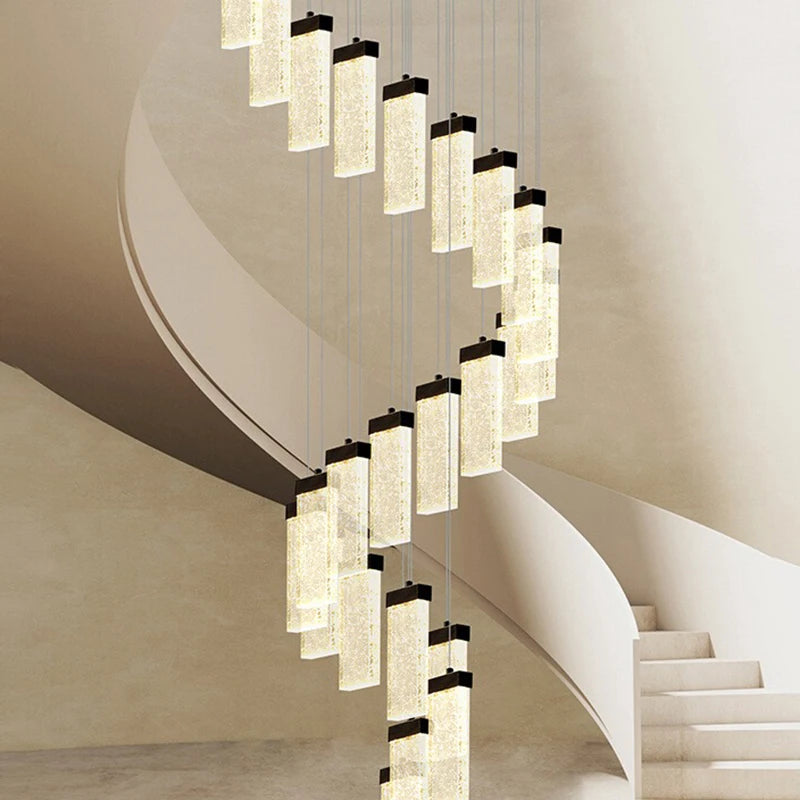 Lustre moderne en cristal pour salon – Cristarion