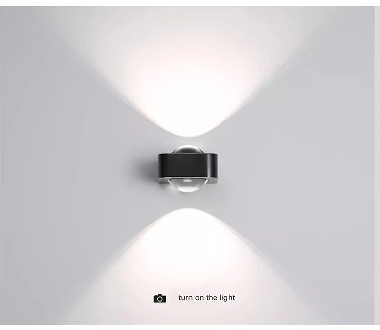 Applique murale moderne en acier inoxydable – Célestorio