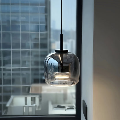 Minimalistische Noordse hanglamp in glas voor woonkamers en slaapkamers – Vetroéclat
