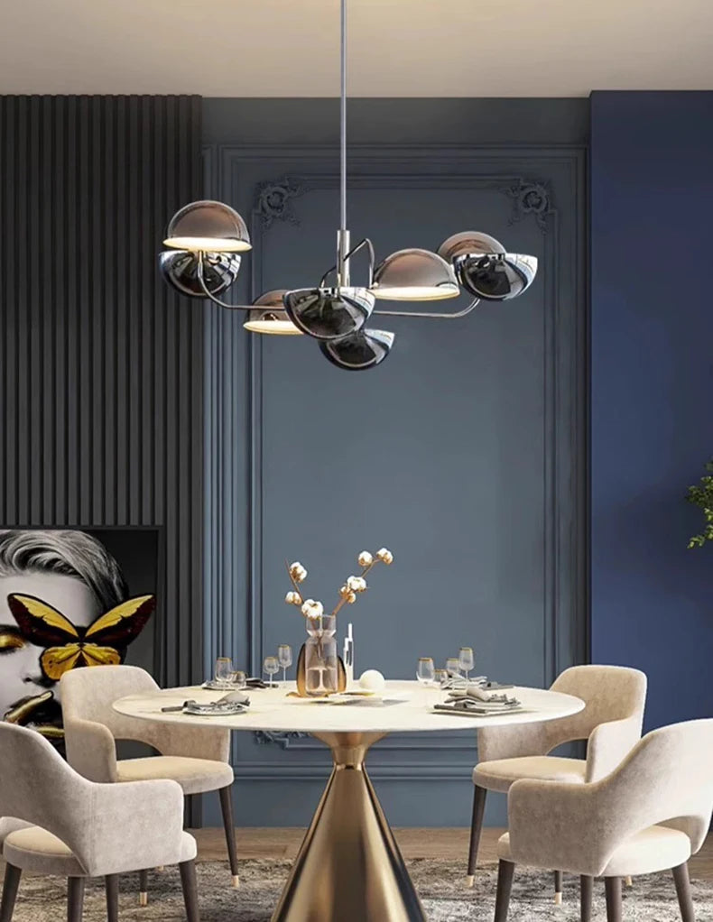 Suspension moderne en alliage pour salle à manger – Zephyria