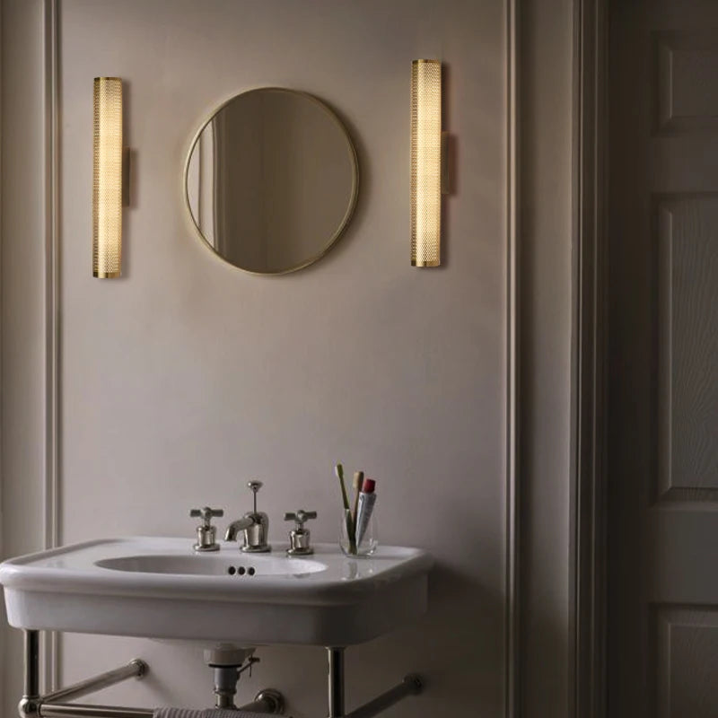 Applique murale en maille dorée pour chambre – Veranys