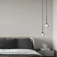 Suspension LED cristal pour chambres et salons – Cristalya
