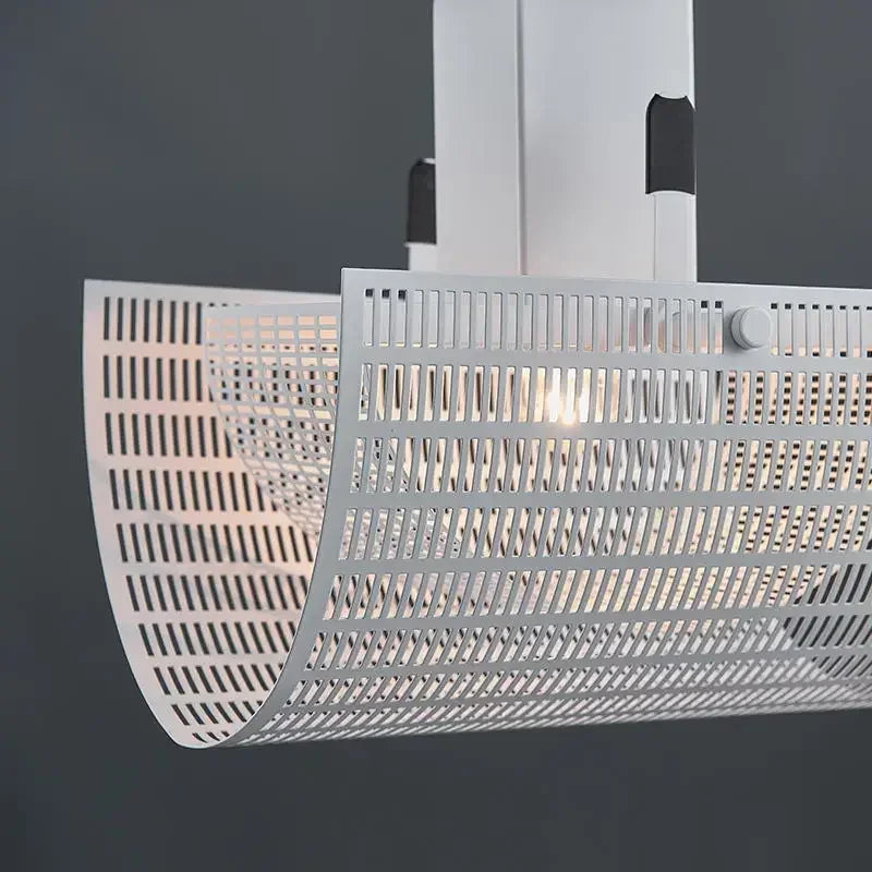 Suspension Moderne en Métal Noir et Blanc pour Salon – Zébrano