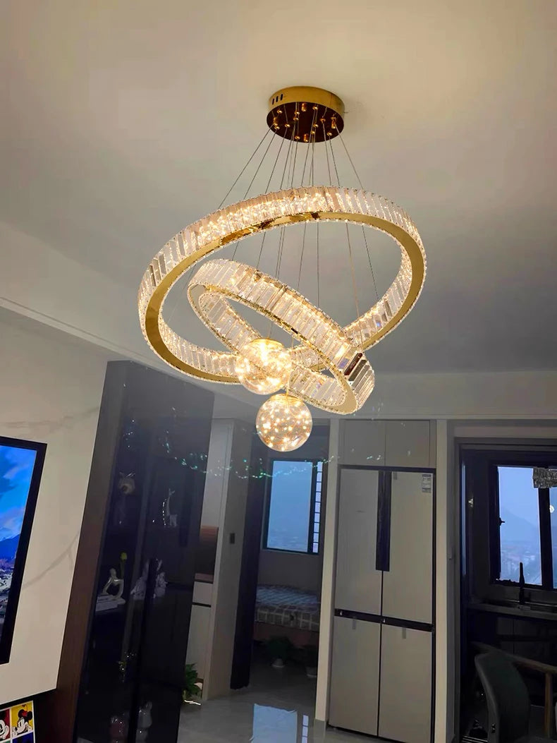 Lustre Cristal Moderne pour Salon et Salle à Manger – Cristarion