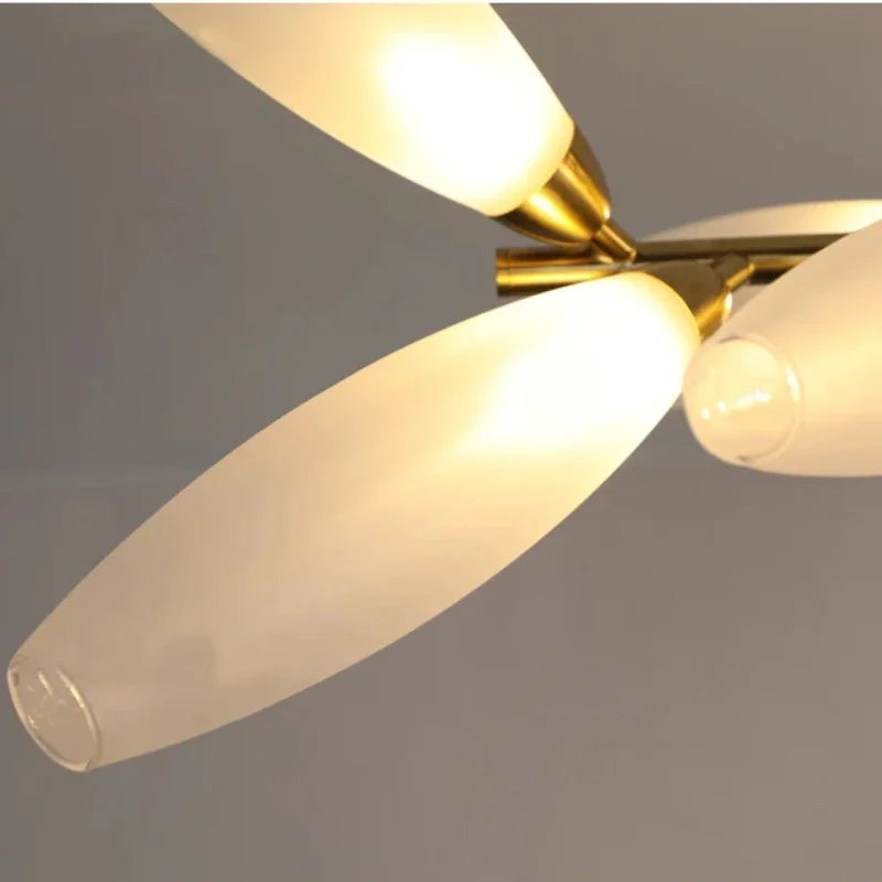 Suspension LED en verre design nordique pour salle à manger – Estelara