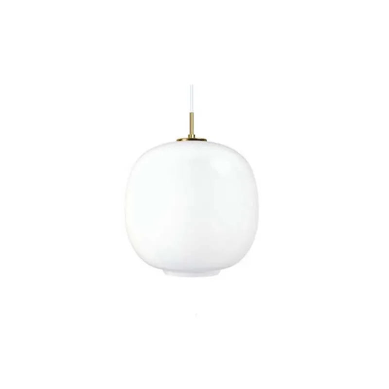 Minimalistische Hanglamp in Wit Glas voor Keuken – Solstize