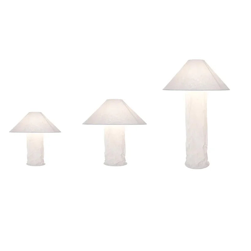 Lampe sur pied en fer et tissu pour salon – Armonéa