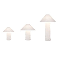 Lampe sur pied en fer et tissu pour salon – Armonéa