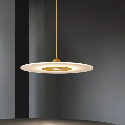 Moderne Hanglamp Grafische Stijl Elegante Functionaliteit – Disque Éclipse