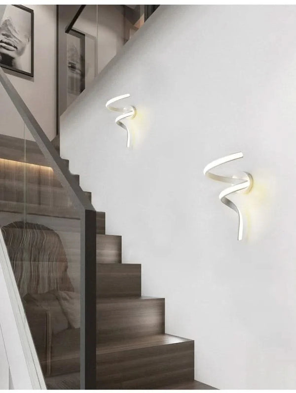 Spiral wall light