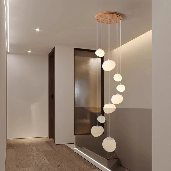 Lustre moderne en alliage pour salons et escaliers – Orialys