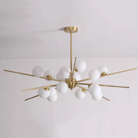 Lustre contemporain en aluminium pour salon – Artalys