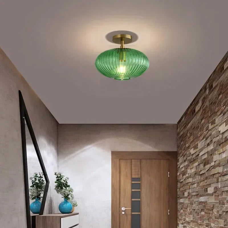 Noordse gerookt glazen hanglamp voor eetkamer – Veranys