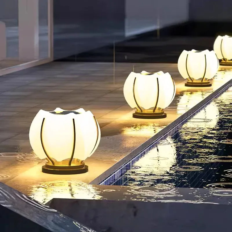 Lampe Solaire d'Extérieur en Acier Inoxydable – Soléclat