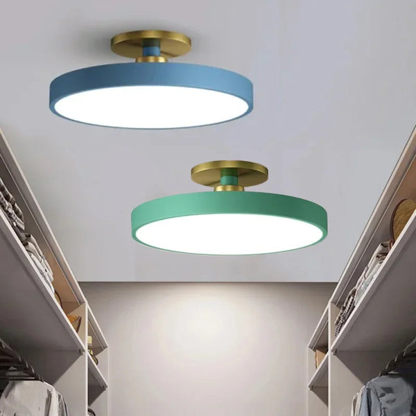 Plafonnier LED moderne en aluminium pour chambre – Alumin