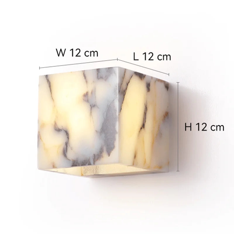 Applique murale en pierre noire pour chambre – Nocturis