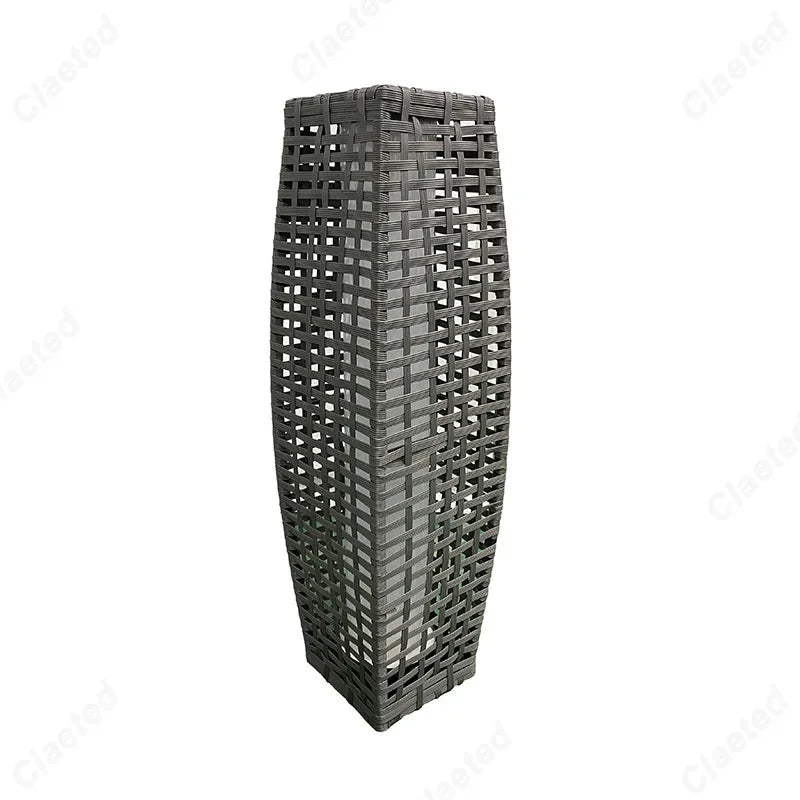 Lampe de Sol Extérieure en Rattan Imité Solaire – Orbanya