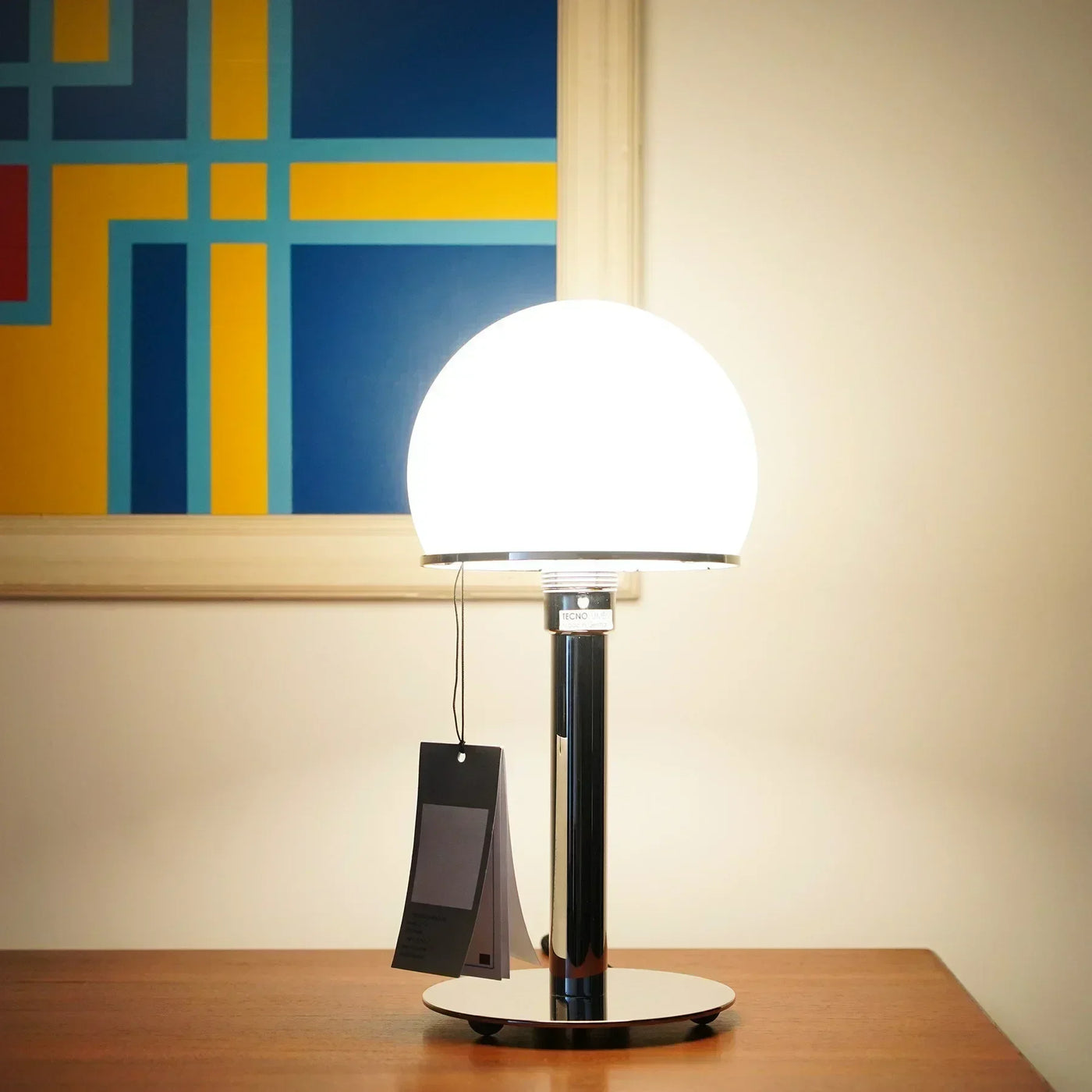 Lampe de bureau design nordique en verre et métal – Orinox