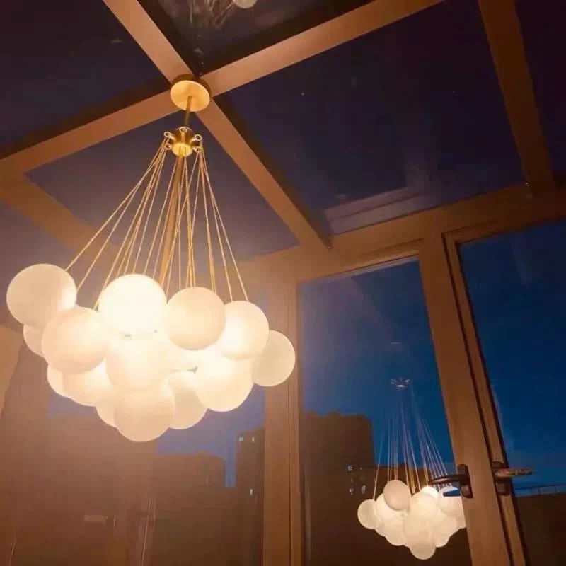 Glazen Bolhanglamp met LED – Hypnotique Orbe